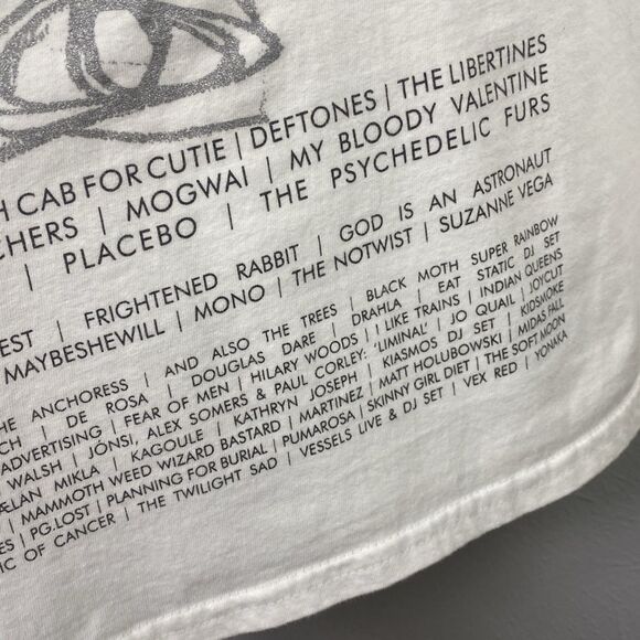 CURÆTION-25 Concert T shirt XXL The Cure NIN Deftones Death Cab for Cutie 35 - Picture 8 of 8